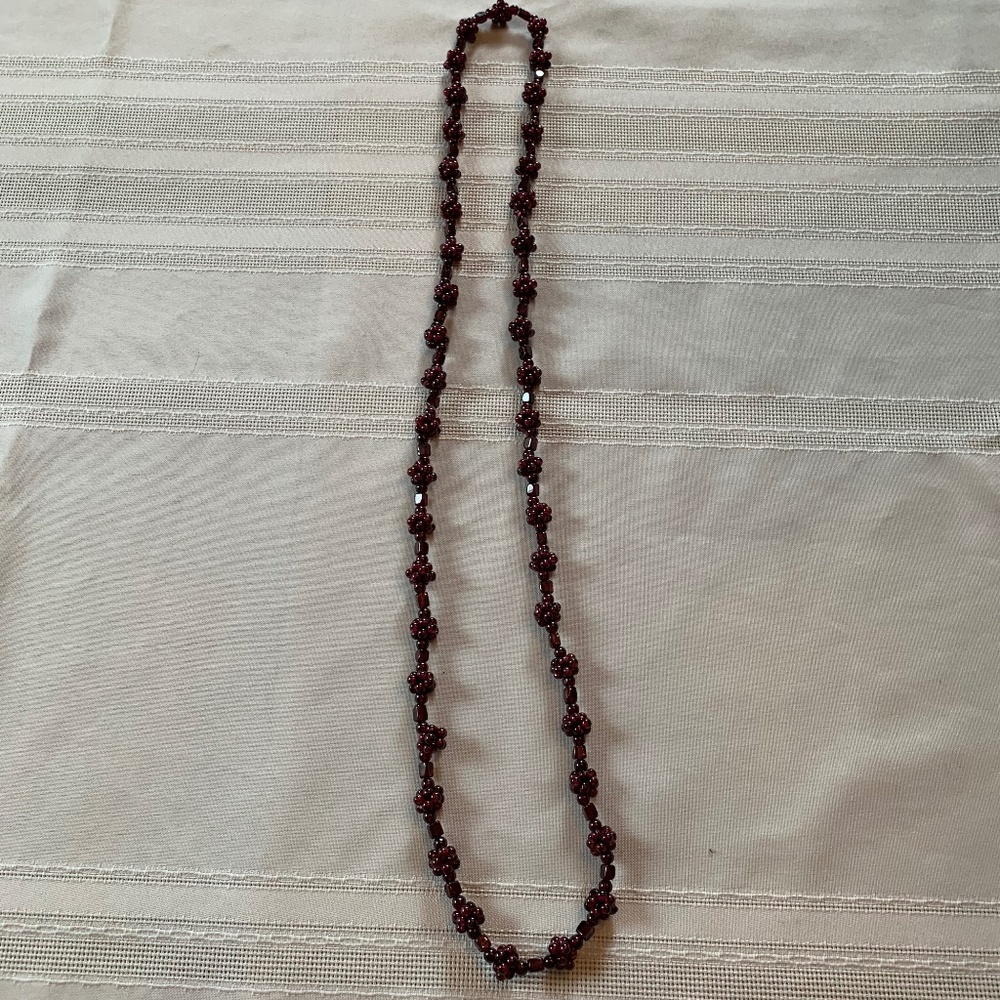 Garnet necklace